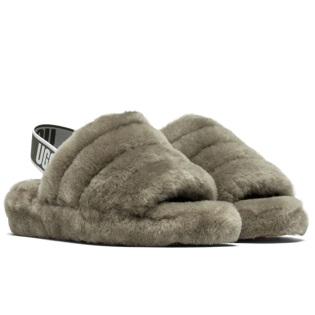 Women's Fluff Yeah Slide - Burnt Olive