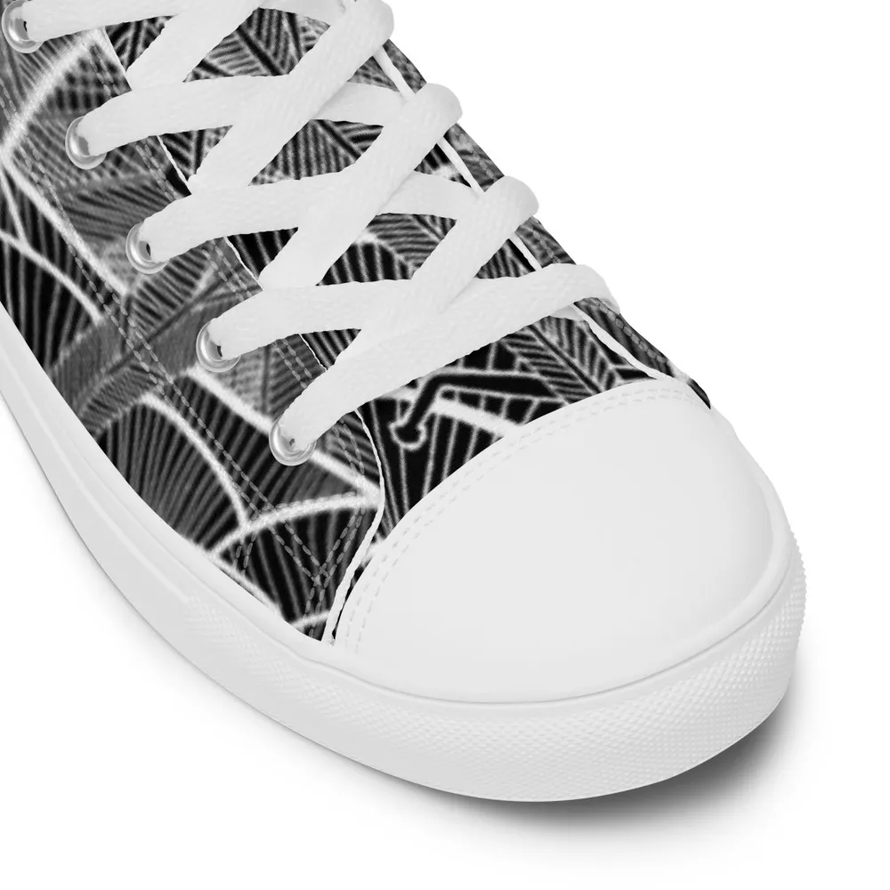 Women’s high top canvas shoes –  Barton Springs Salamander