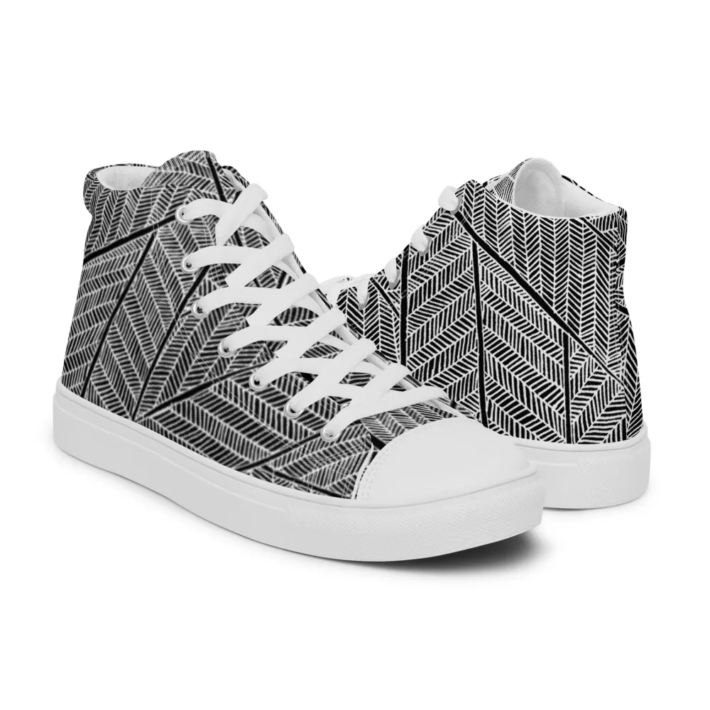 Women’s high top canvas shoes – Noor