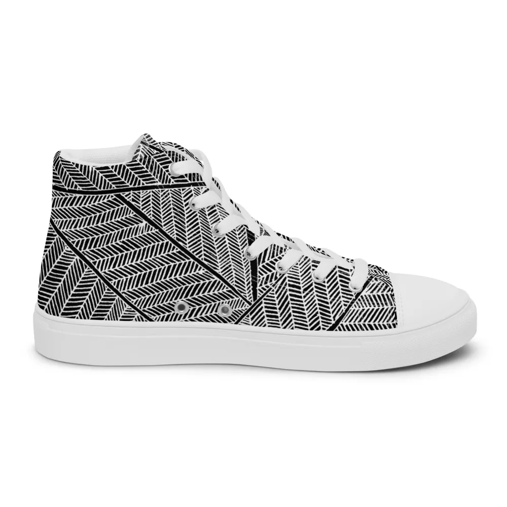 Women’s high top canvas shoes – Noor