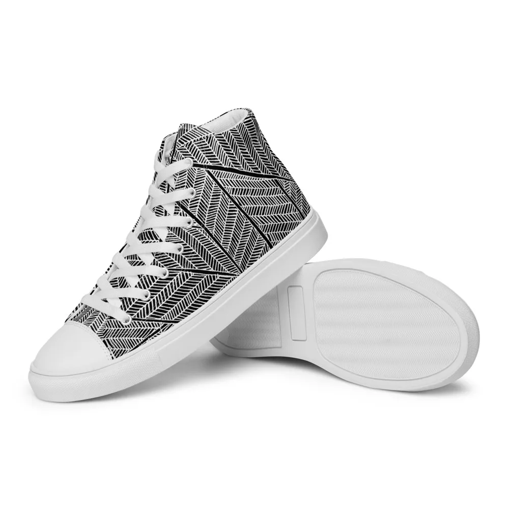 Women’s high top canvas shoes – Noor