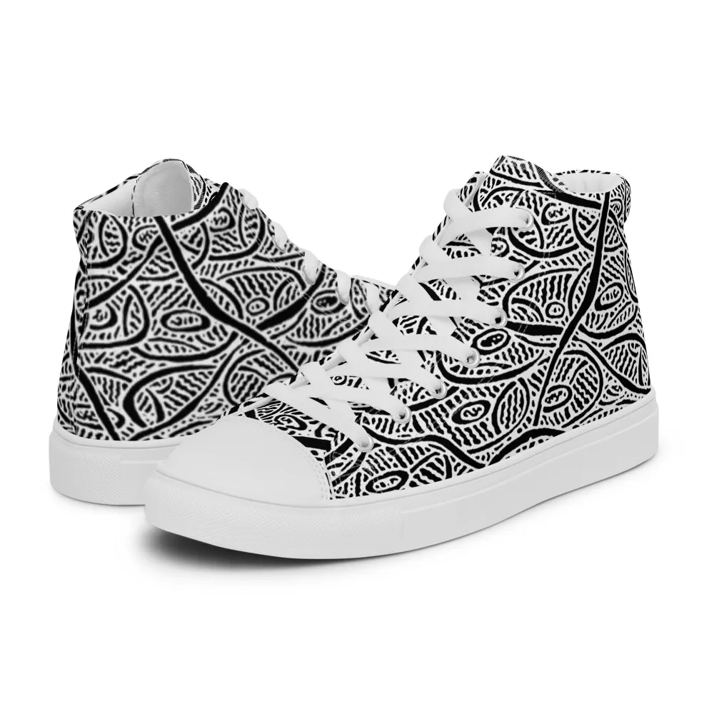 Women’s high top canvas shoes – Ripples