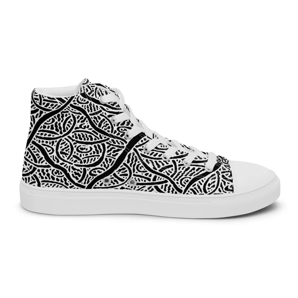 Women’s high top canvas shoes – Ripples