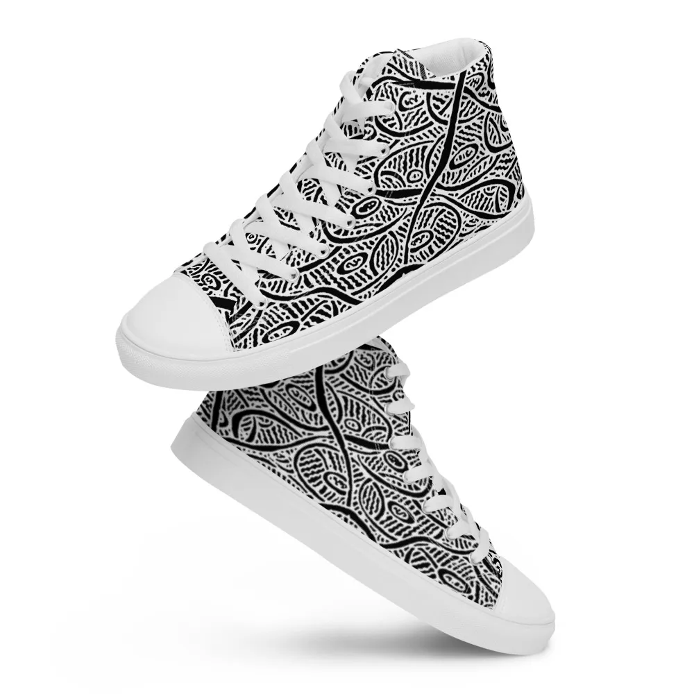 Women’s high top canvas shoes – Ripples