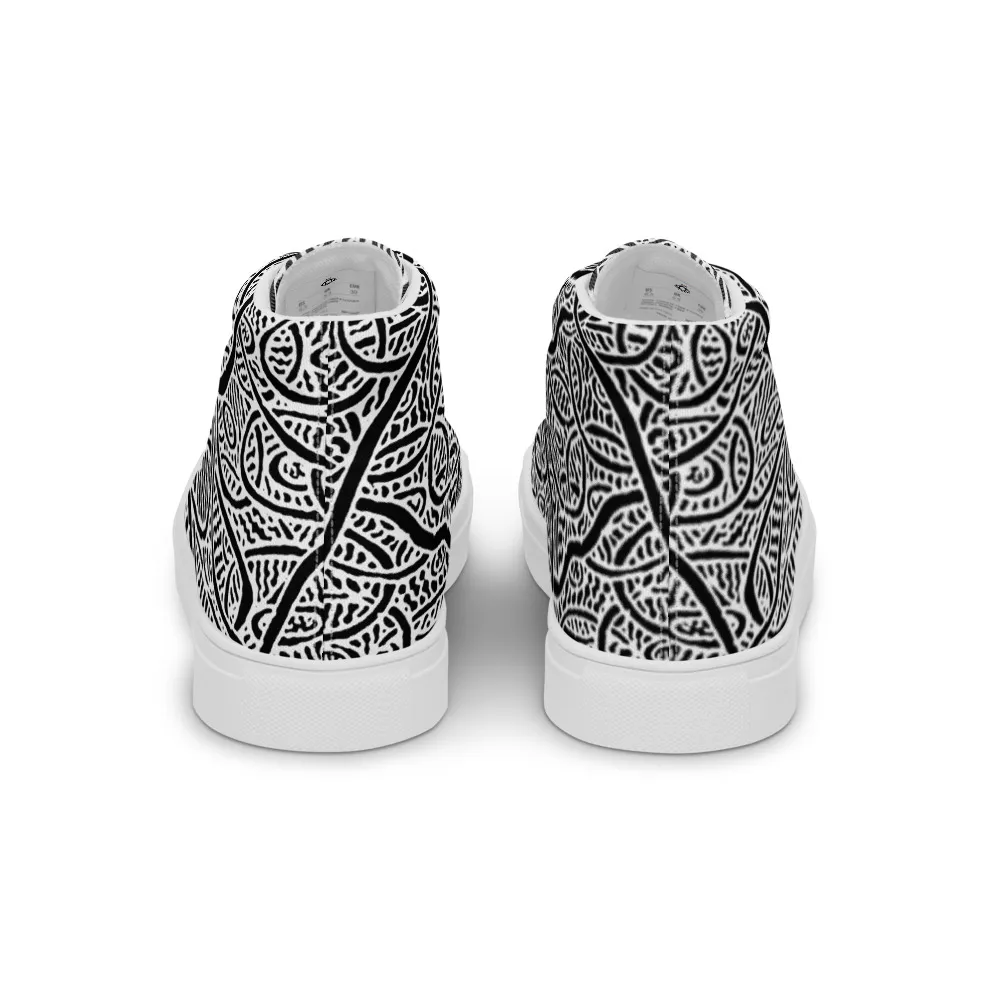 Women’s high top canvas shoes – Ripples