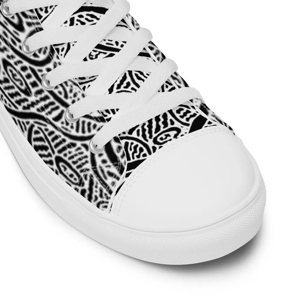 Women’s high top canvas shoes – Ripples