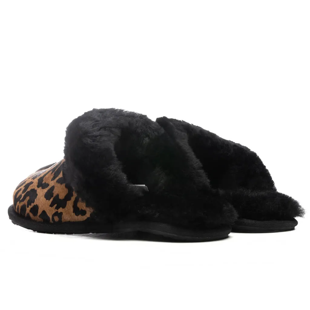 Women's Scuffette II Slipper Panther Print - Butterscotch