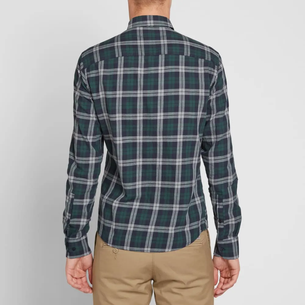 Woolrich Archive Flannel ShirtGreen Check