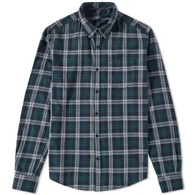 Woolrich Archive Flannel ShirtGreen Check