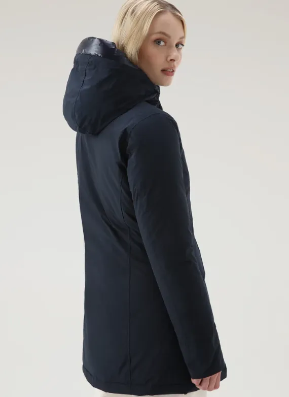 WOOLRICH ARTIC PARKA MELTON BLUE