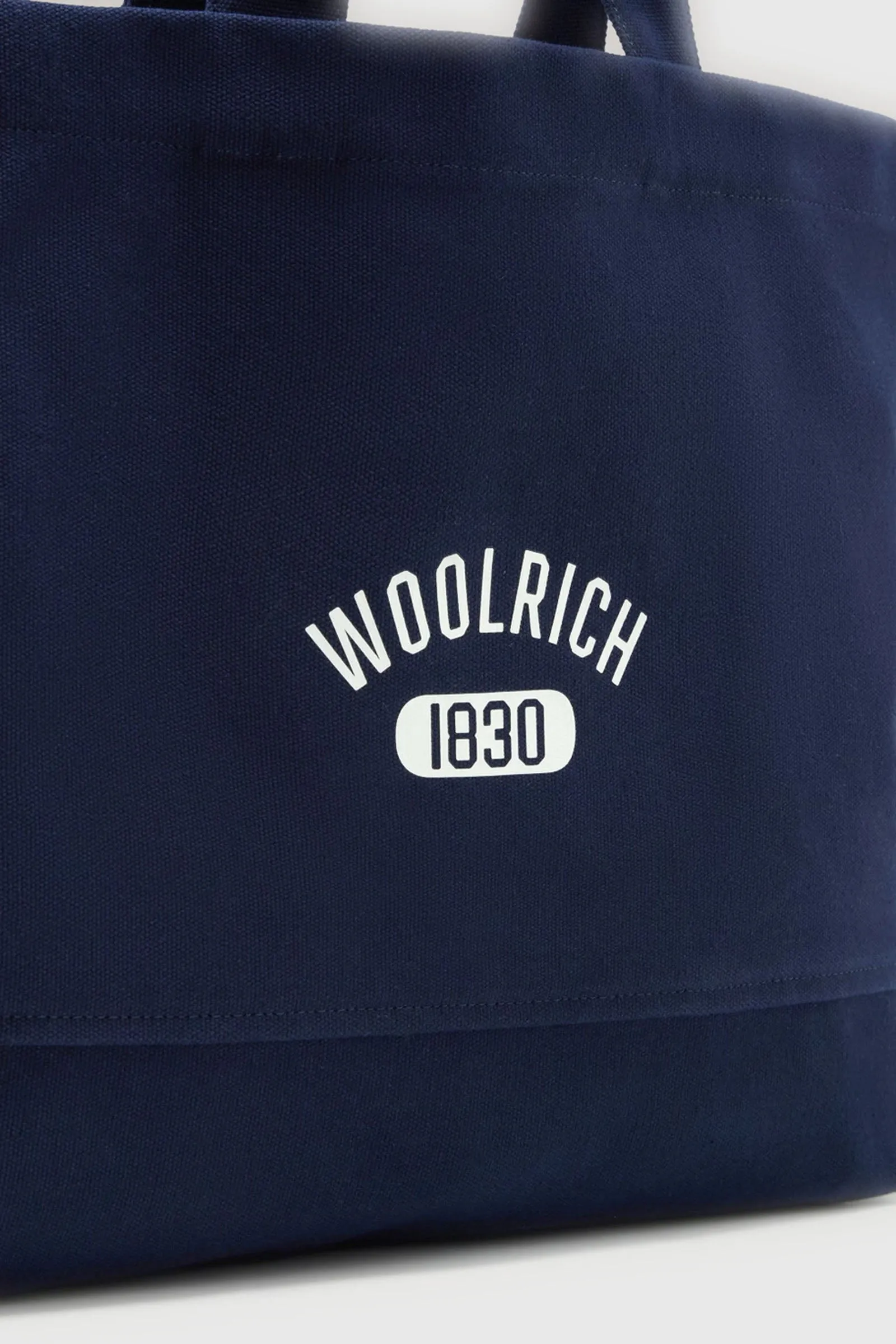 Woolrich Borsa Tote Cotone Blu