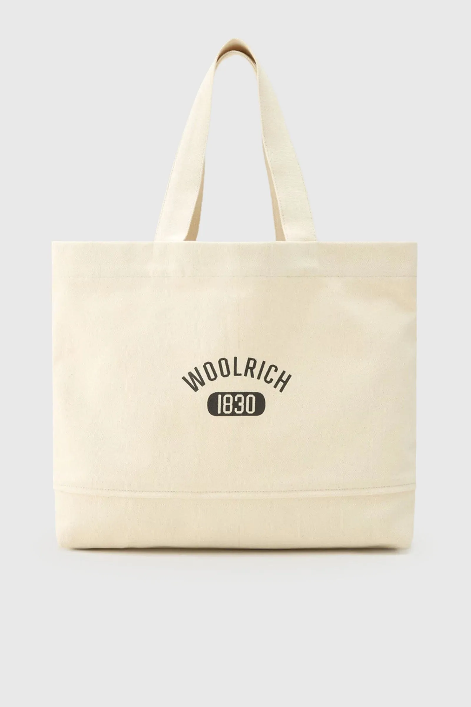 Woolrich Borsa Tote Ecru Cotone