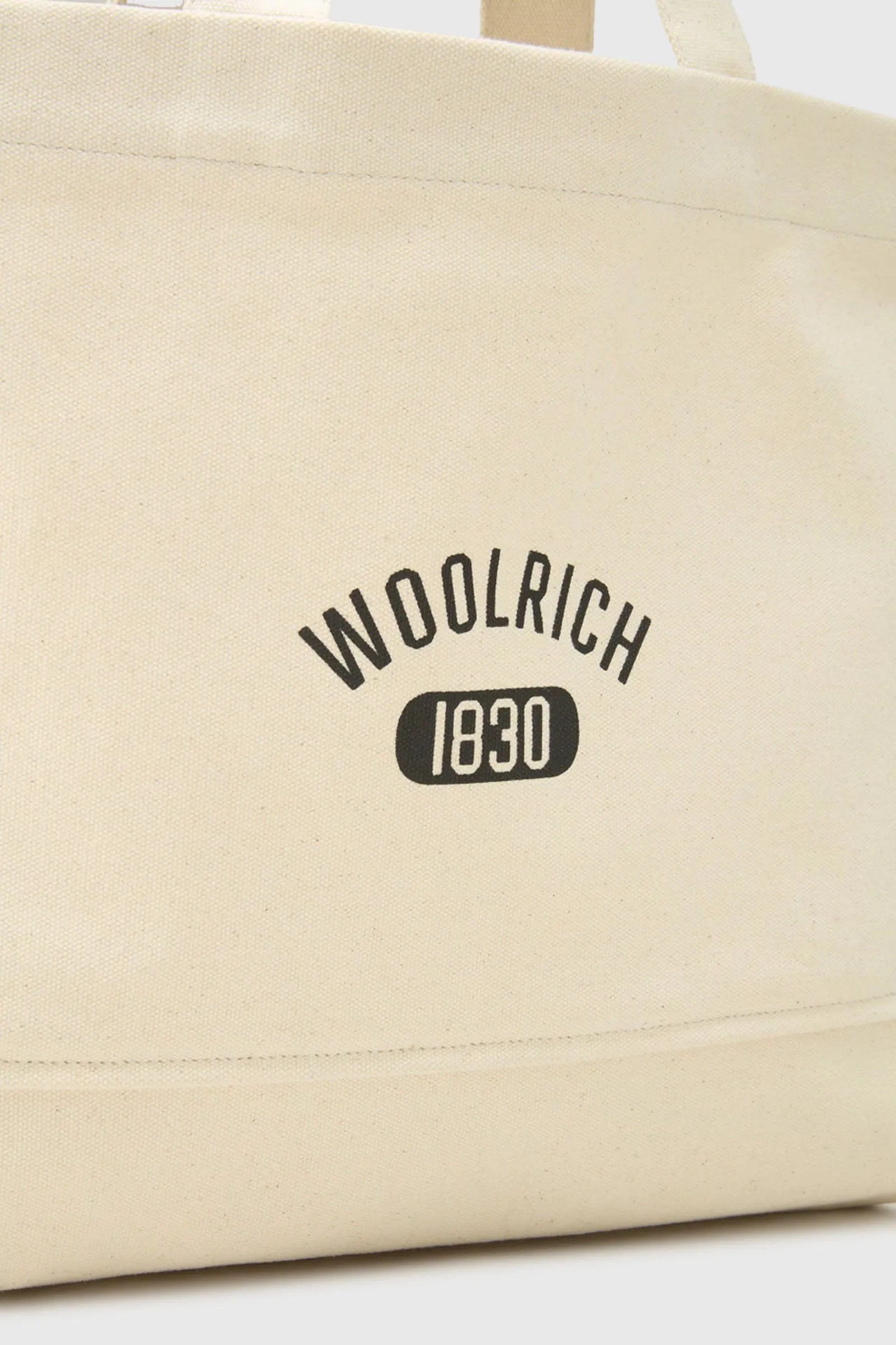 Woolrich Borsa Tote Ecru Cotone