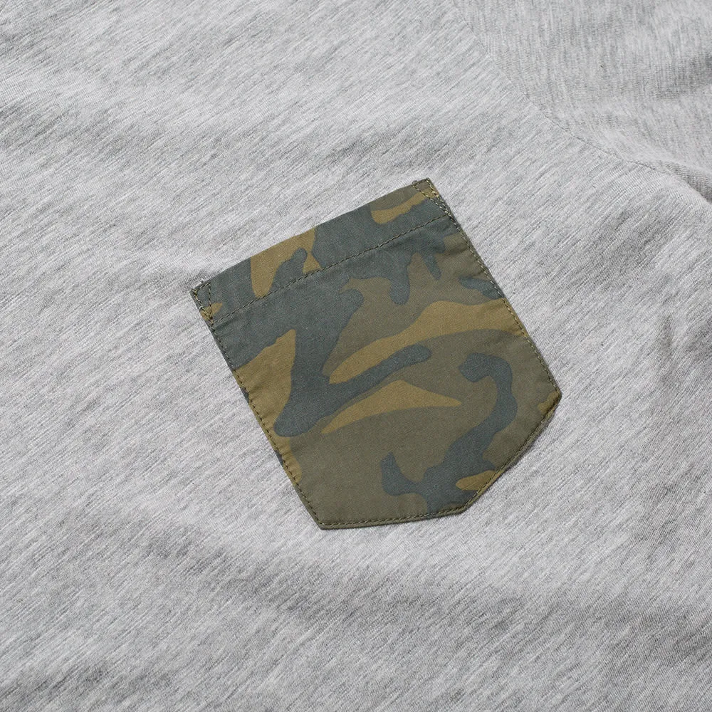 Woolrich Camouflage Pocket TeeGrey