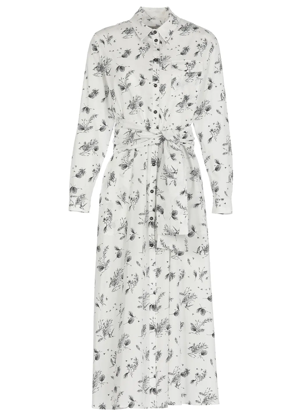 Woolrich Floral Printed Shirt Dress