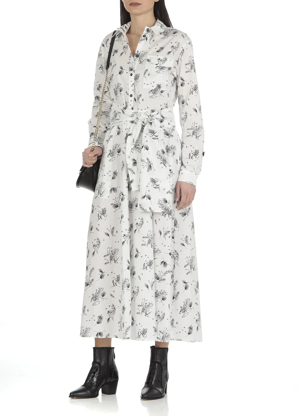 Woolrich Floral Printed Shirt Dress