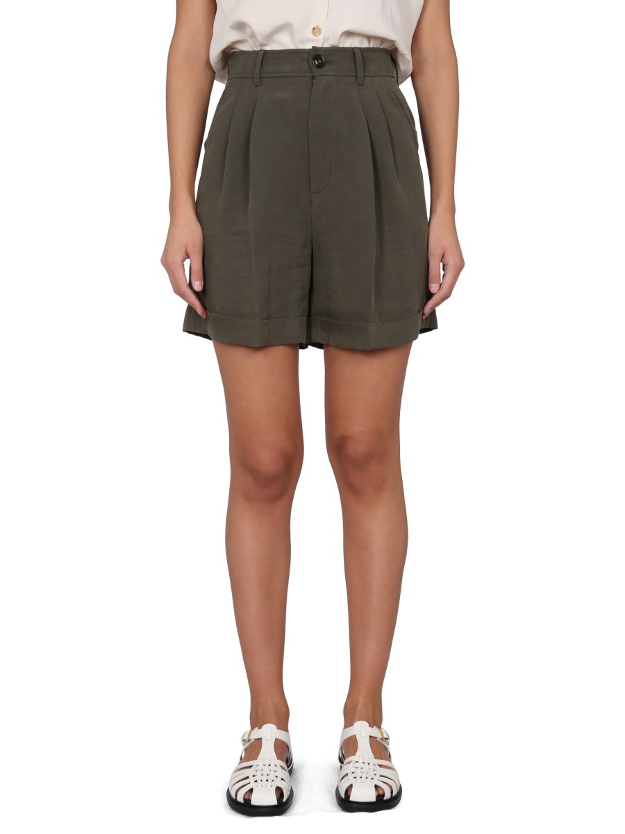 WOOLRICH    LINEN BERMUDA SHORTS