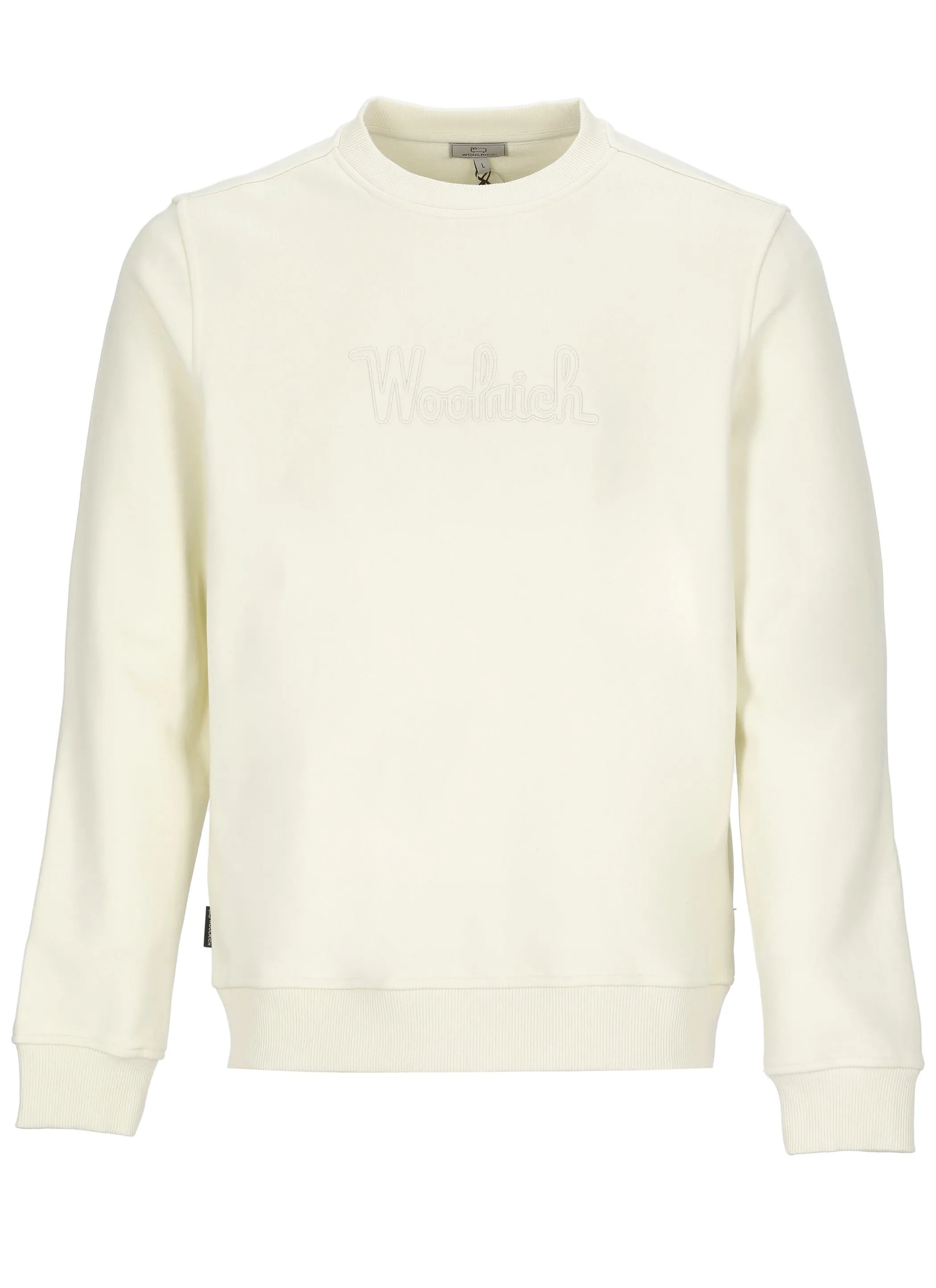 Woolrich Logo Embroidered Crewneck Jumper