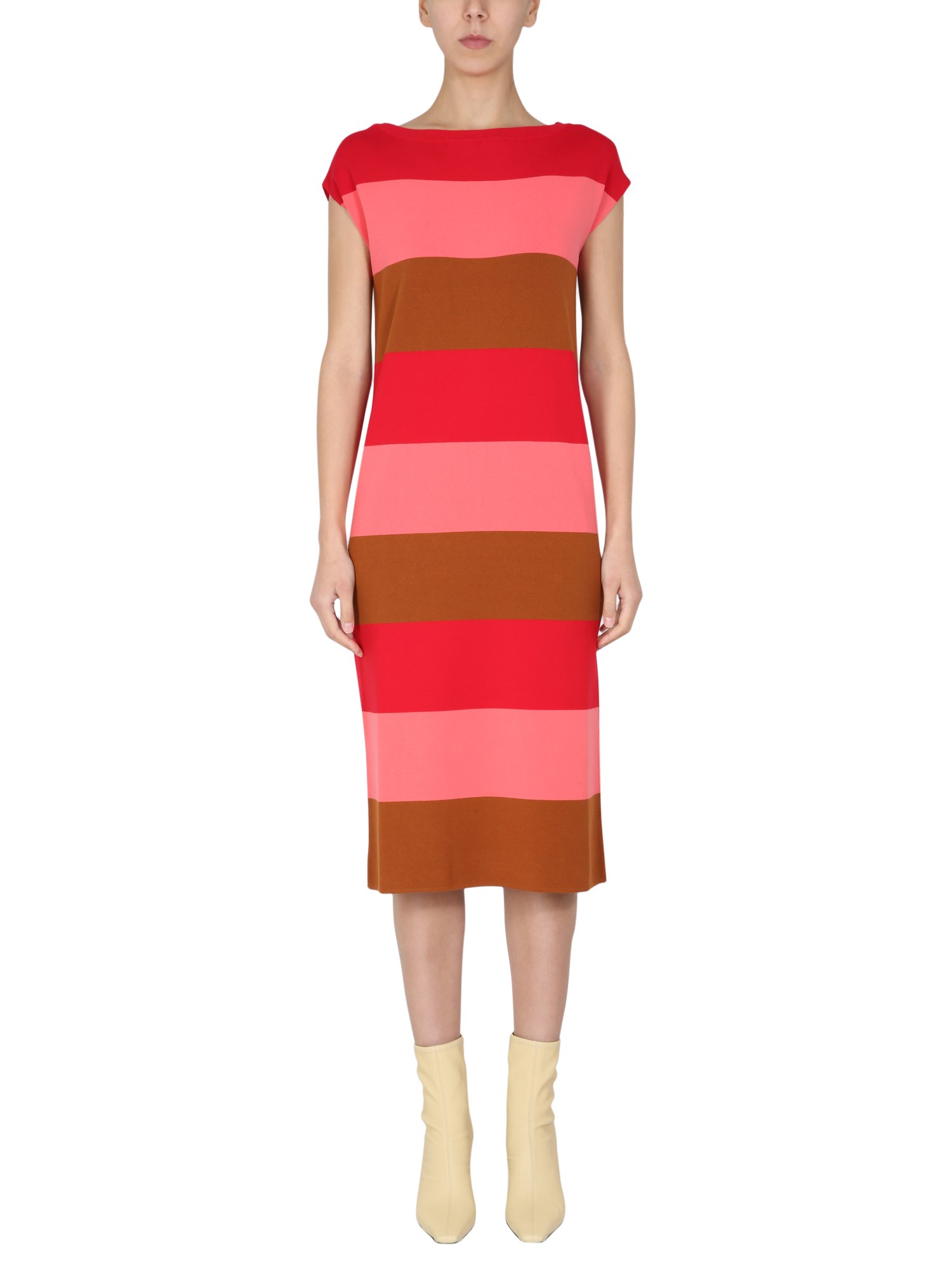 WOOLRICH    LONG STRIPED KNIT DRESS