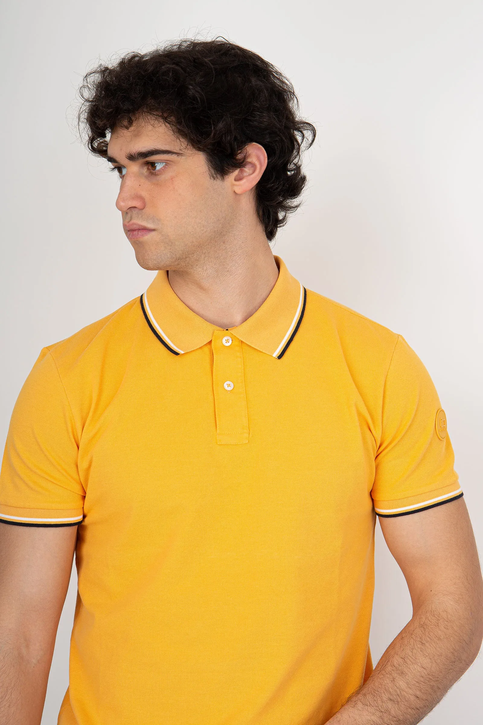 Woolrich Polo Monterey Arancio Uomo