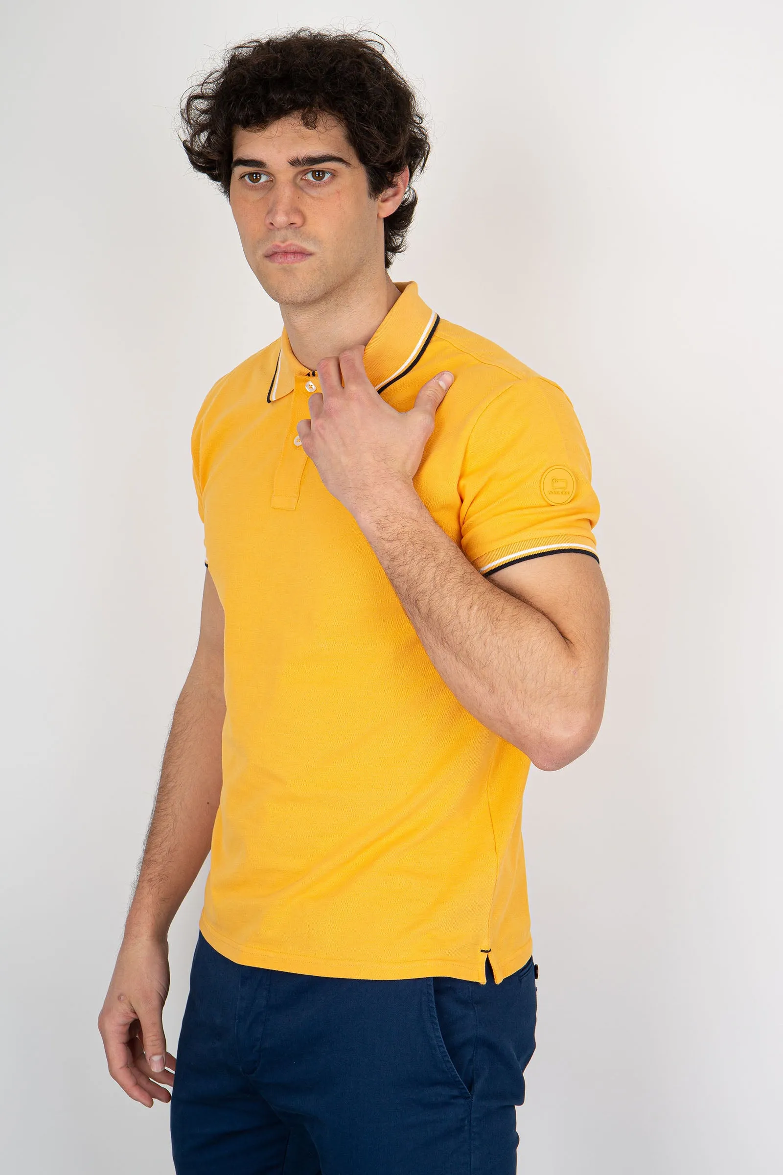 Woolrich Polo Monterey Arancio Uomo