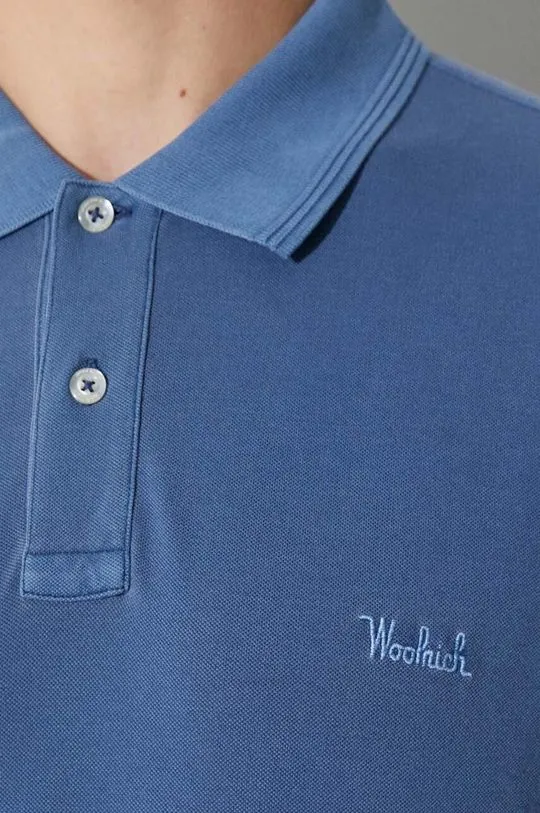 Woolrich polo shirt men’s navy blue color