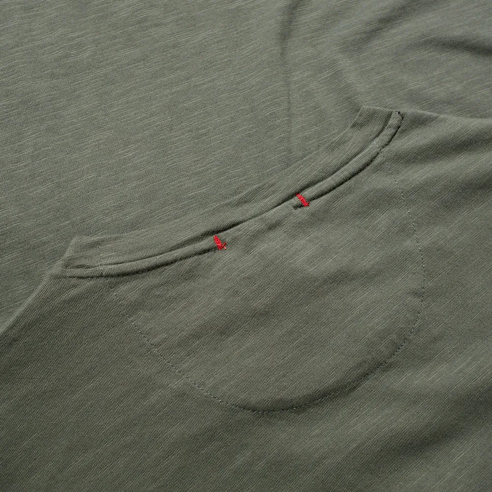 Woolrich Printed Pocket TeeOlive