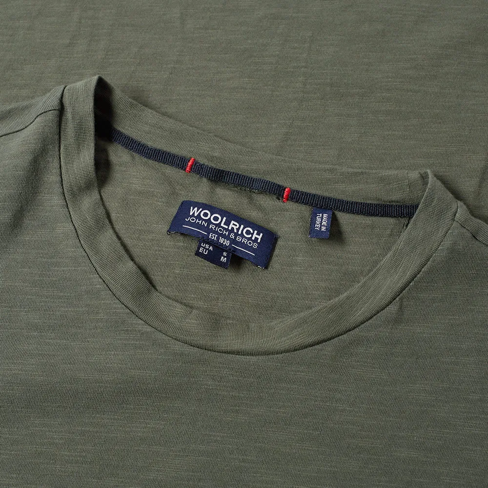 Woolrich Printed Pocket TeeOlive