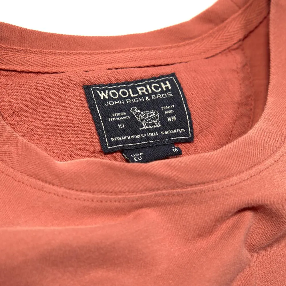 Woolrich Sunfaded Field TeeWashed Red