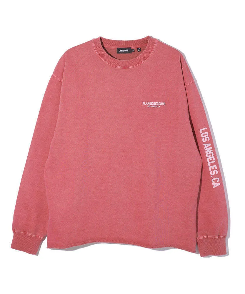 X-Large  |Pullovers Unisex Sweat Street Style Long Sleeves Plain