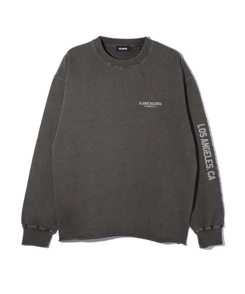 X-Large  |Pullovers Unisex Sweat Street Style Long Sleeves Plain