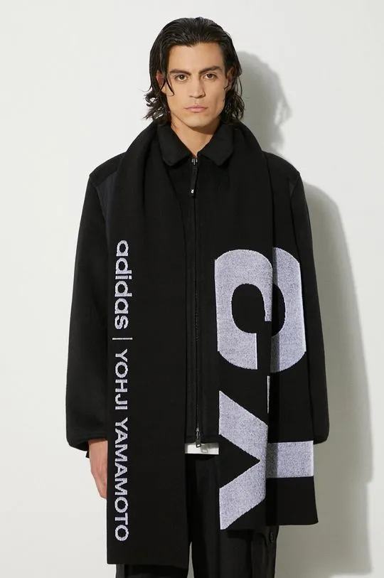 Y-3 wool scarf CL Scarf black color JN8468