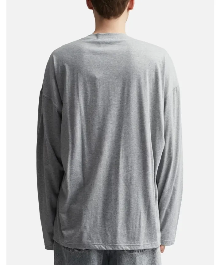 Y PROJECT  |Crew Neck Unisex Long Sleeves Plain Cotton Oversized