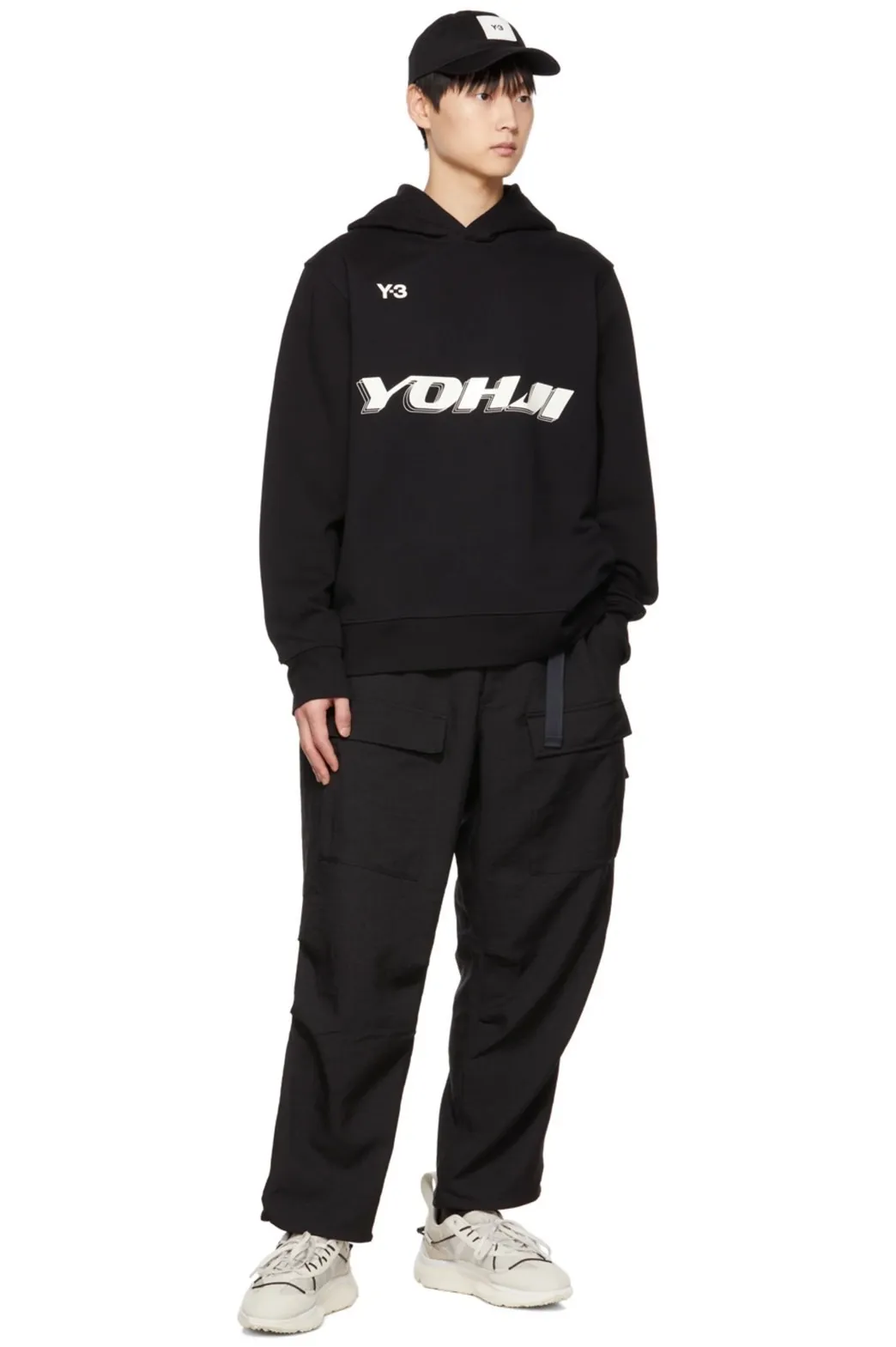 Yohji Yamamoto  |Pullovers Unisex Street Style Long Sleeves Cotton Logo