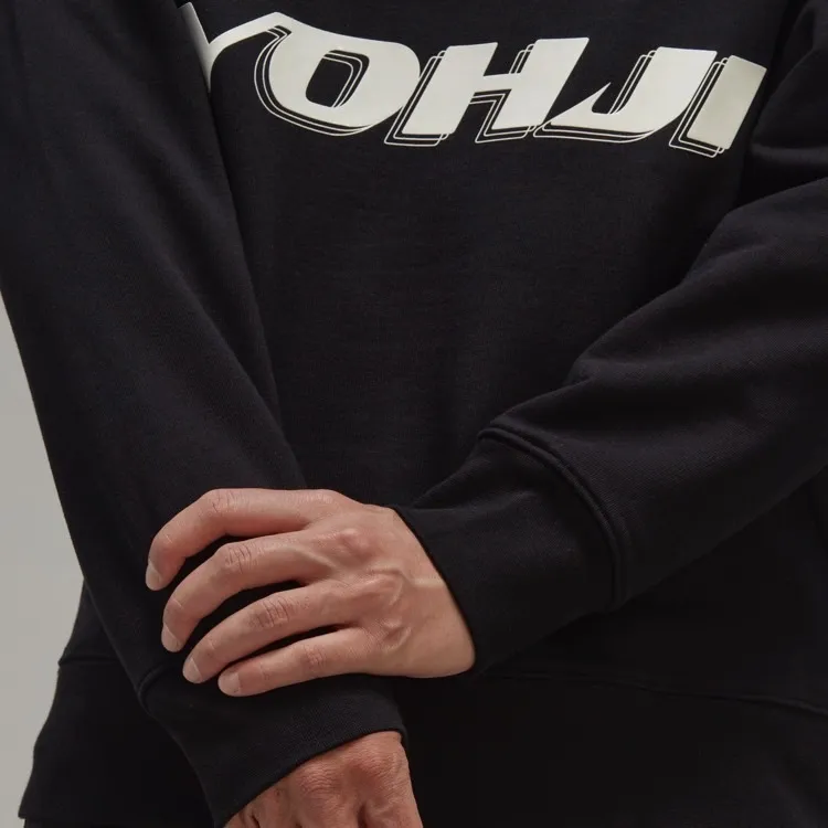 Yohji Yamamoto  |Pullovers Unisex Street Style Long Sleeves Cotton Logo