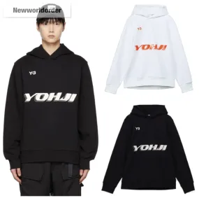 Yohji Yamamoto  |Pullovers Unisex Street Style Long Sleeves Cotton Logo