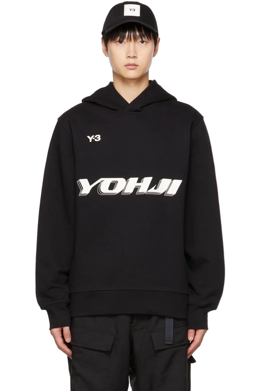 Yohji Yamamoto  |Pullovers Unisex Street Style Long Sleeves Cotton Logo