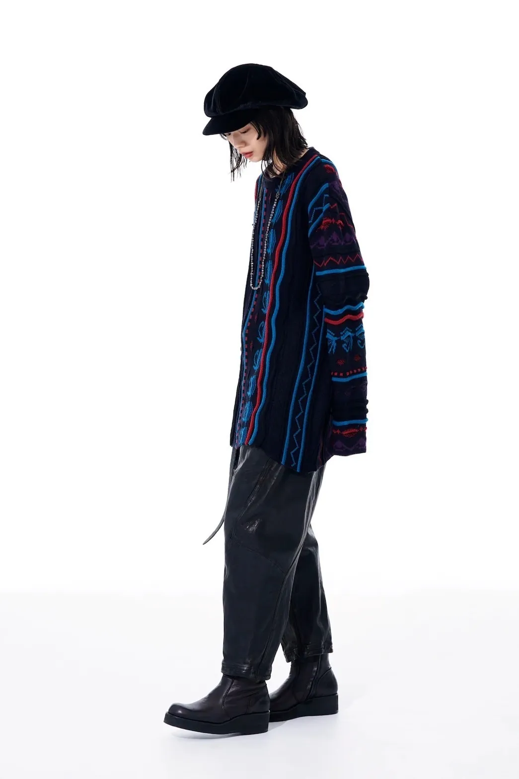 Yohji Yamamoto  |Pullovers Unisex Street Style Long Sleeves Designers