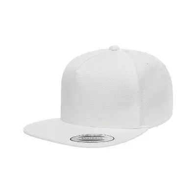 Yupoong Adult 5-Panel Cotton Twill Snapback Cap